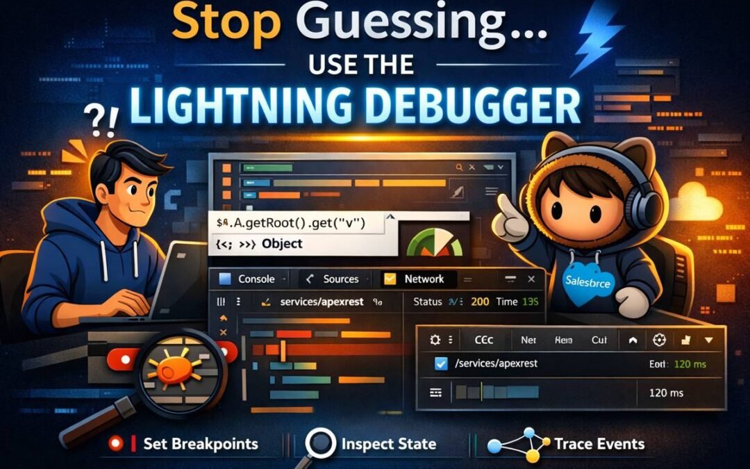 💡 Salesforce Tip: Stop Guessing – Start Using the Lightning Debugger Properly